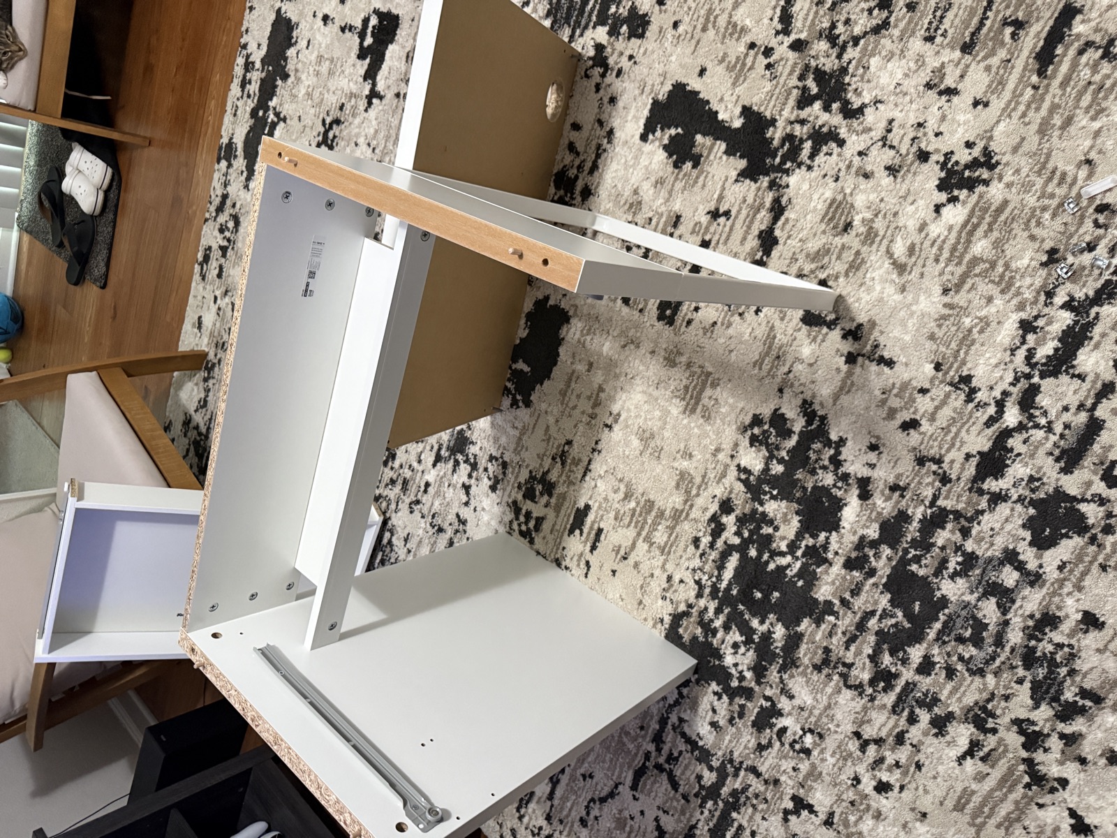 IKEA wardrobe being assembled in Plaza Midwood Charlotte